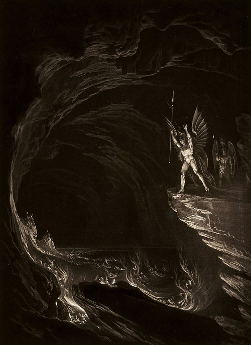 Satan Arousing The Fallen Angels | John Milton | 1824