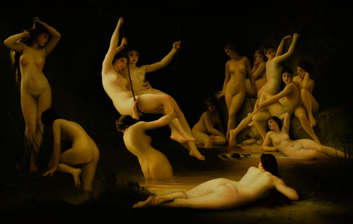 Les Nymphes | Luis Ricardo Falero | 1878