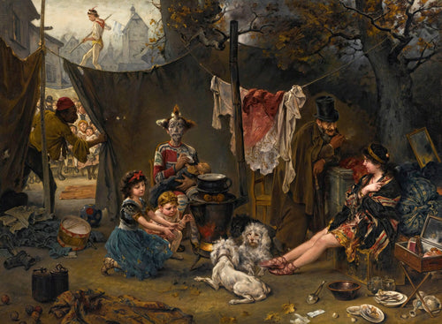 Behind The Scenes | Ludwig Knaus | 1880