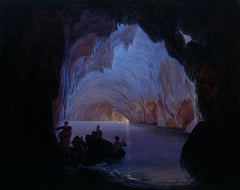 The Blue Grotto of Capri | Heinrich Jakob Fried | 1835