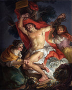Saint Sebastian Tended by Saint Irene | Vicente López Portaña | 1795