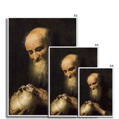 Democritus with a Skull | 17th Century