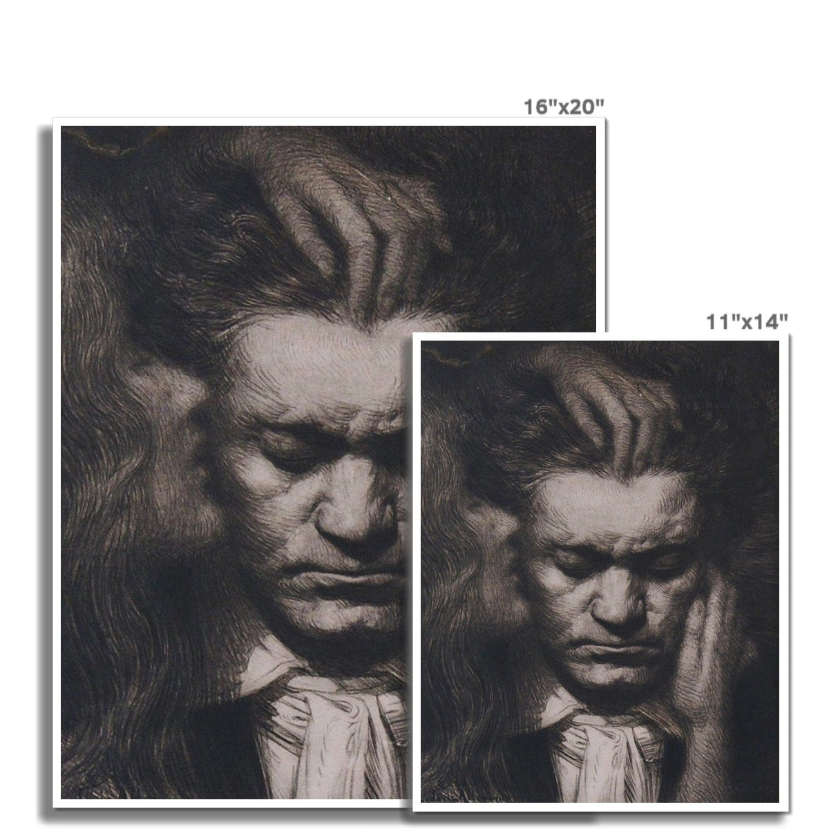 Beethoven by Ludovic Alleaume | Buy Fine Art Prints Online – Dark