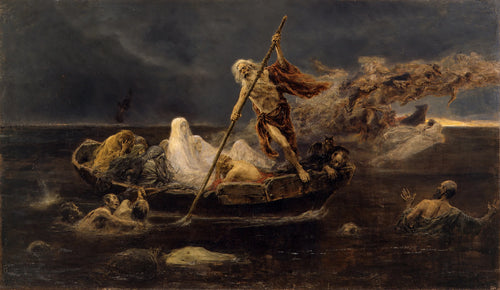 The Barque of Charon | José Benlliure y Gil