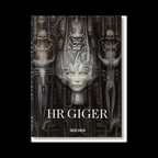 HR Giger – 45th Edition — original book cover on a black background