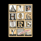 Amphigorey: Fifteen Stories — original book cover on a black background