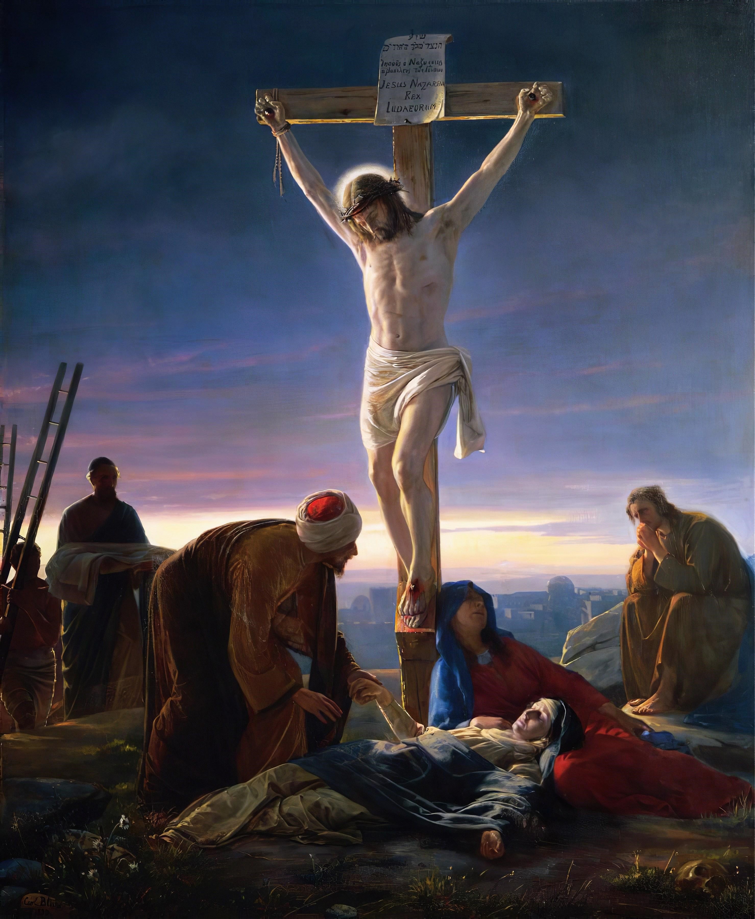 Christ on the Cross by Carl Bloch | Buy Fine Art Prints Online