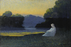 in the evenings tranquility – complete painting