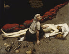 Lemminkäinen’s Mother – complete painting, unframed fine art print