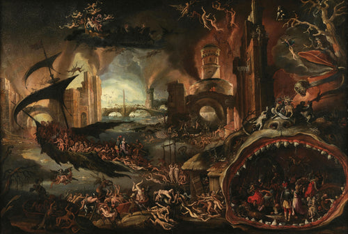 Aeneas Taken by the Sibyl to the Underworld | Jacob van Swanenburgh | 17th Century