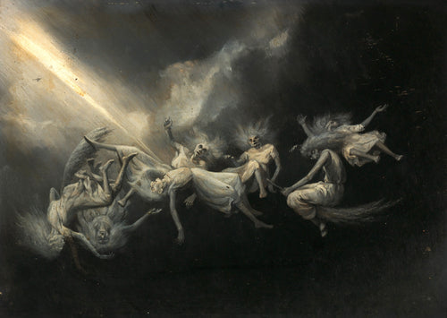 Lightning Struck a Flock of Witches | William Holbrook Beard | 19th Century