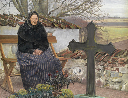 Churchyard at Fløng | Laurits Andersen Ring | 1904