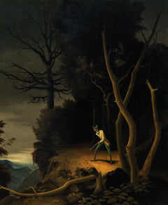 Forest Landscape with a Hunter | Franz Sedlacek | 1928