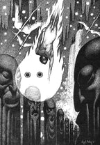 The Face in the Abyss | Virgil Finlay | 1940