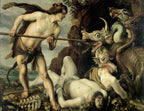 Cadmus Slaying the Dragon | Reinhold Timm | 1610