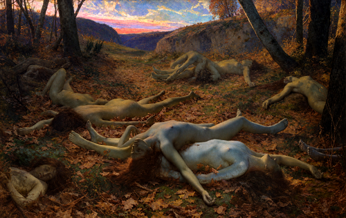 Dead Leaves | Alexandre-Jacques Chantron | 1902
