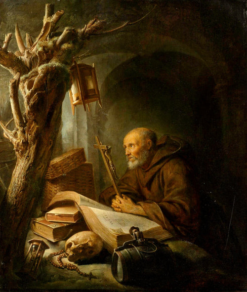 Hermit at Prayer | Gerard Dou | 1670