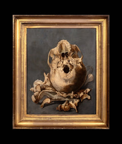 Still Life of a Skull Memento Mori | Follower of Pieter Claesz | 17th Century