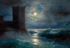 Genoese Towers in the Black Sea | Ivan Aivazovsky | 1895