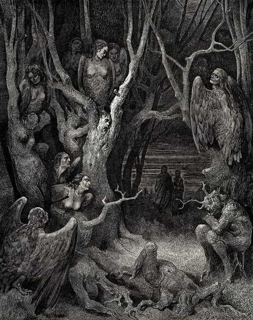 The Harpies | Gustave Doré | 19th Century