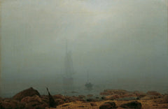 Meeresstrand im Nebel | Caspar David Friedrich | 1807