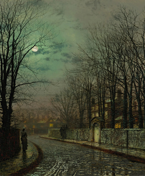The Tryst | John Atkinson Grimshaw | 1886