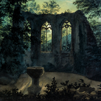 Ruine Heiligenberg in Nocturnal Illumination | Johann Heinrich Schilbach | 1837
