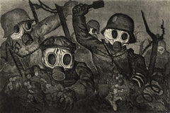 Stormtroopers Advance Under a Gas Attack | Otto Dix | 1924