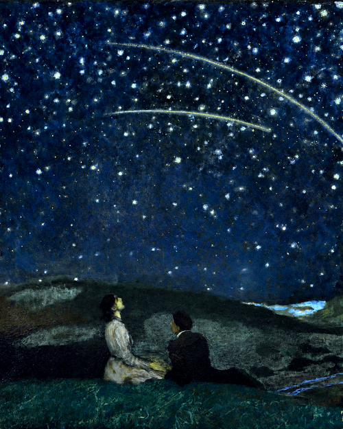Falling Stars | Franz von Stuck | 1912