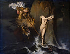 Roger Freeing Angelica | Jean-Auguste-Dominique Ingres | 1819
