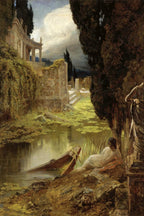Classical Ruins with a Maiden | Eduard Büchler | 1915