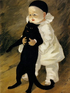 Pierrot and The Cat | Théophile Steinlen | 1889