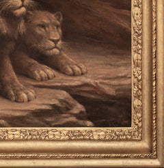 Study of Lions | M.C Fehr | 18th / 19th Century