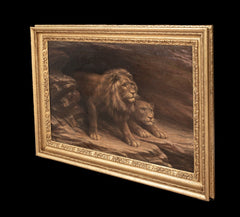 Study of Lions | M.C Fehr | 18th / 19th Century
