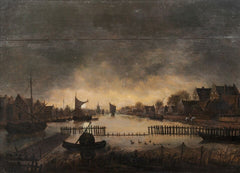 Moonlit River Landscape | Aert van der Neer | 17th Century