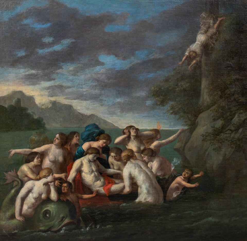 Dutch Death of Hero & Leander by David II Teniers | Buy Original