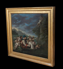 Dutch Death of Hero & Leander | David  II Teniers | 17th Century