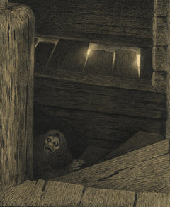 Plague on the Stairs | Theodor Kittelsen | 1896