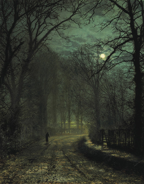 Yorkshire Lane in November | John Atkinson Grimshaw | 1873