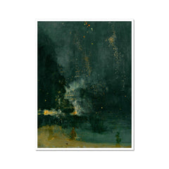 Nocturne in Black and Gold - The Falling Rocket | James Abbott McNeill Whistler | 1875