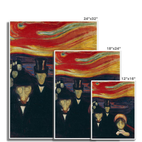 Anxiety | Edvard Munch | 1894