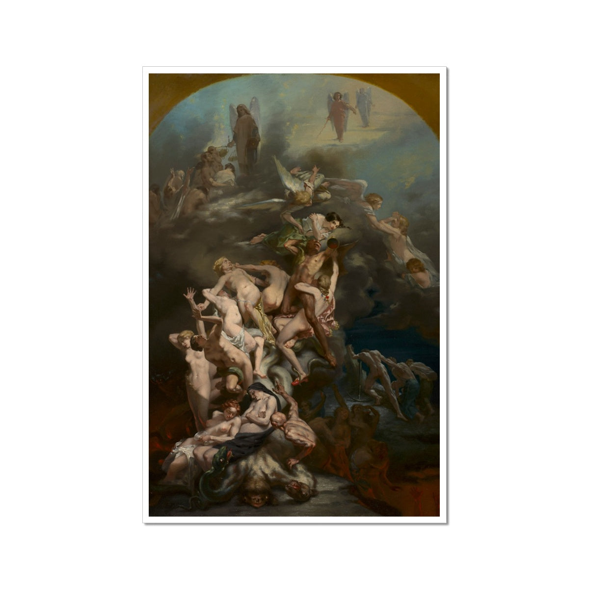 Heaven and Hell by Octave Tassaert | Buy Fine Art Prints Online