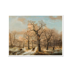 Winter Landscape with Trees Painting
