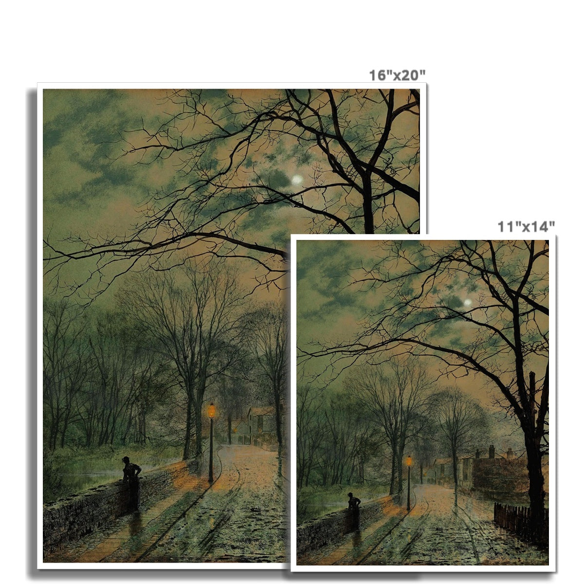 Amazon.com: John Atkinson Grimshaw-A moonlit stroll