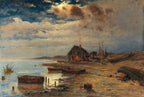 Scene at Dusk on the Baltic Coast | Julius von Klever | 1907