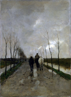 A Dutch Road | Anton Mauve | 1880