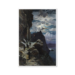 Monks Walk to the Mountain Monastery of Athos | Hermann Corrodi | 1905