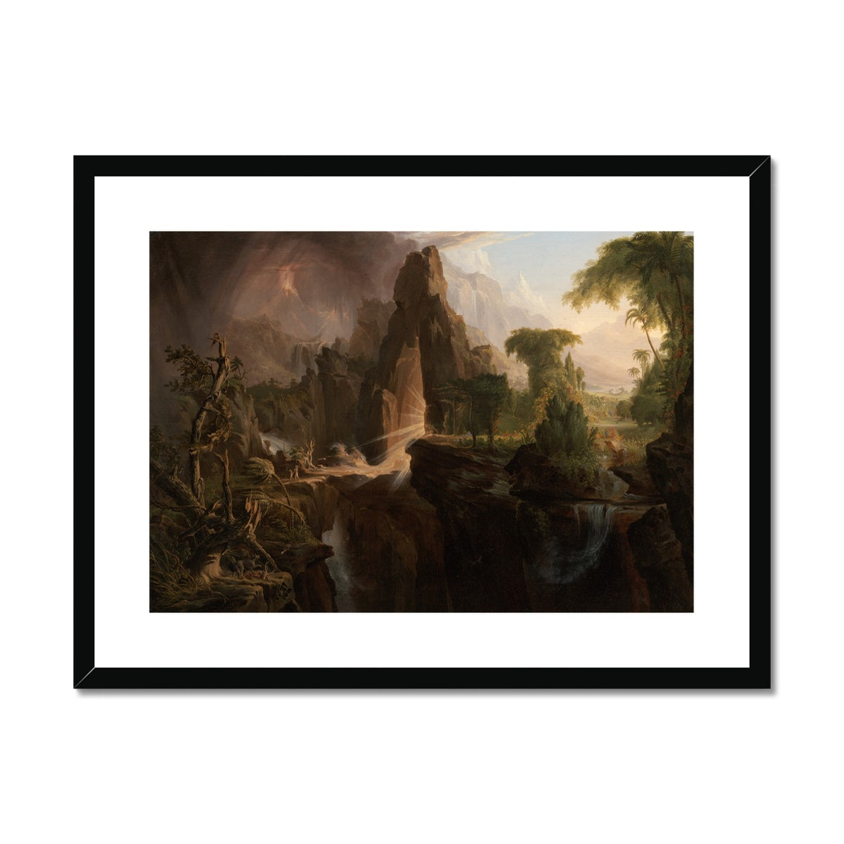 The Expulsion from the Garden of Eden by Thomas Cole Buy Framed