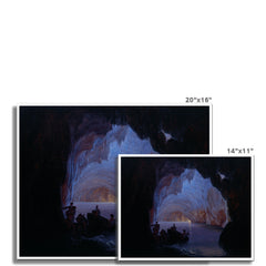 The Blue Grotto of Capri | Heinrich Jakob Fried | 1835