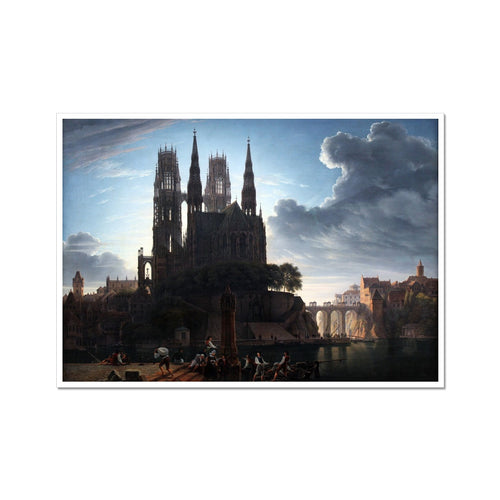 Gothic Cathedral by the Water | Karl Friedrich Schinkel | 1813